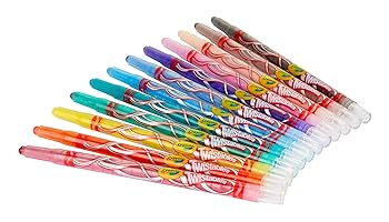 クレオラ　Crayola イレーザブル　ツイスタブル　クレヨン　チョーク　レア Amazon.co.jp: クレヨラ (Crayola) ツイスタブル なめらか